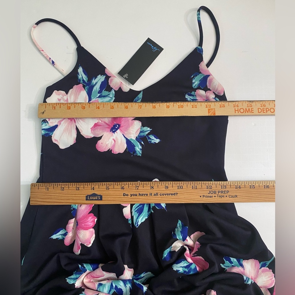 Soprano Floral Spaghetti Strap Dress Women’s size Small - Picture 4 of 10